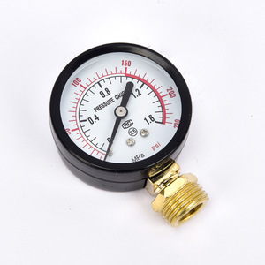 Aotes เครื่องวัดความดัน Y60 0-2.5 MPa อนาล็อกหัวโลหะวัดสำหรับชิ้นส่วนปั๊มลม - Product Image 2
