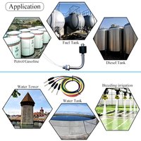 Détecteur de fuite d'eau et d'huile intelligent Tuya WIFI ABS, capteur de niveau de liquide, alarme de niveau de carburant, protection contre les débordements de réservoir de diesel