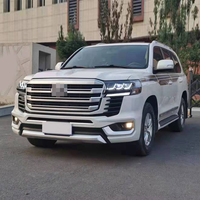 Kits de carrosserie larges pour conversion de voiture, pare-chocs avant, kits de carrosserie de lifting latéral pour Toyota Land Cruiser 2016-2021, Upguard jusqu'à 2023