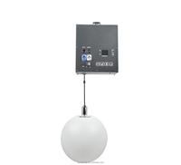 Lumières cinétiques LED RGBW 4-en-1 colorées de 25-30 cm, boule élévatrice pour mariages, hôtels, fêtes, bars et éclairages de scène