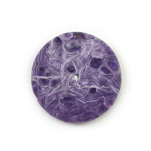 قرص من الأحجار الكريمة شبه الشارويت الطبيعي النادر والمكلف لساعات المعصم - Product Image 1