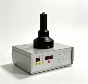 Scelleuse automatique portative à induction électromagnétique <span class=keywords><strong>GongJIn</strong></span> DCGY-F200, machine à sceller les capsules en aluminium de 20-80 mm, 220V 5kW, plastique - Product Image 2