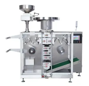 Automatic Tablet Capsule Soft Double Aluminum Strip Packing Machine High Speed Servo Control