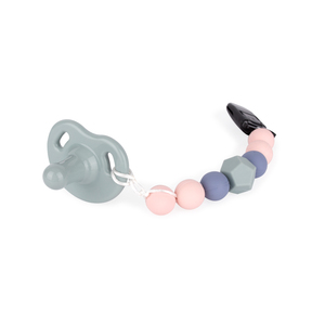 Pacifier Clip for Baby Holder Pacifier Clips Silicone Bead Teething Relief Teether Toy Baby Birthday Shower Gift
