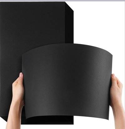 Eco-friendly Recycled Pulp Black Cardboard Thick & Rigid Paper with No Odor Recyclable for Photo Frames Packaging Gift Boxes