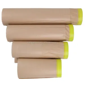 Factory manufacture pre-taped car kraft paper factory masking film