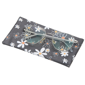 Estuche para Gafas de Cuero PU Personalizable, Mini Bolsa Organizadora de Viaje con Cierre a Presión - Product Image 1