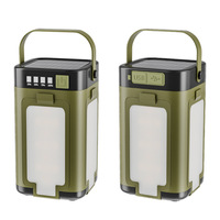 Lanterne de camping LED extérieure étanche et lumineuse, rechargeable solaire, lampe torche porte-clés magnétique, couleur blanche, pour la pêche et la randonnée