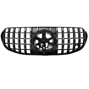 Parrilla Delantera para Mercedes-Benz GLE 167 GT 2024+, Color Plateado y Negro, Mejora de Parachoques, Plástico ABS - Product Image 2