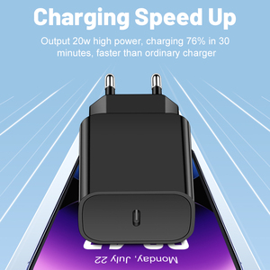 Bán buôn PD 20W USB Loại C sạc nhanh sạc điện cho điện thoại di động tường adapter với OTP OVP bảo vệ tương thích PD 3.0 - Product Image 5