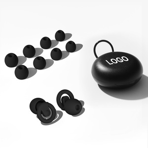 Tapones de silicona para los oídos de 4 tamaños, 23dB, protección auditiva para tiro, cancelación de ruido para dormir, aislamiento acústico - Product Image 2