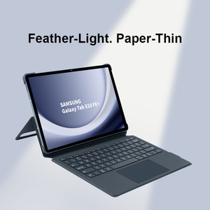 Moq 1000PCS tích hợp s10fe + PU da bàn phím trường hợp 13.1 inch 78 phím với Touchpad chủ bút cho thiên hà Tab S - Product Image 5