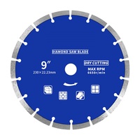 Lame de scie circulaire diamantée segmentée PEX 4,5 po (115 mm) 5/8 po pour coupe à sec et humide, disque de coupe pour granit, béton, marbre, pierre, maçonnerie 22 mm