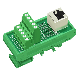RJ45 femelle avec blindage pour visser le bornier <span class=keywords><strong>RJ</strong></span>-<span class=keywords><strong>45</strong></span> carte de dérivation adaptateur de séparateur de montage sur Rail <span class=keywords><strong>Din</strong></span> - Product Image 6