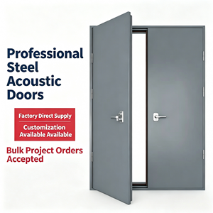 Puerta Insonorizada de 50dB STC, Puerta Acústica de Acero y Polímero de Alta Resistencia <span class=keywords><strong>para</strong></span> Uso Comercial - Product Image 1