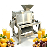 Kleine schaal passievruchten pulpmachine & pulp extractiemachine automatisch 220V motor hoge productiviteit voor fruitverwerkingsbedrijven