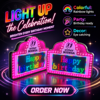 Présentoir publicitaire VIP personnalisé en plastique et métal avec logo LED, télécommande pour affichage couleur personnalisé en barre