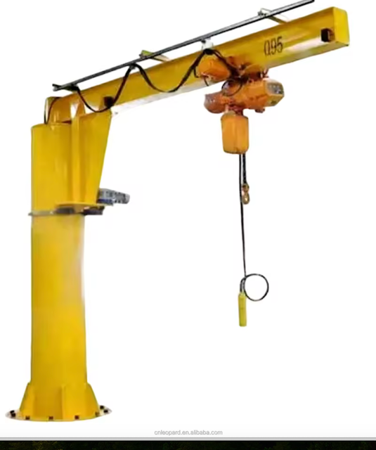OEM Jib Manufacturer Light Crane Motor Power  380V/50HZ Warehouse Transfer High Load Capacity  Workshop