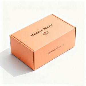 Boîte en carton recyclé avec logo personnalisé imprimé, boîte à café, emballage en carton ondulé, boîte cadeau - Product Image 1