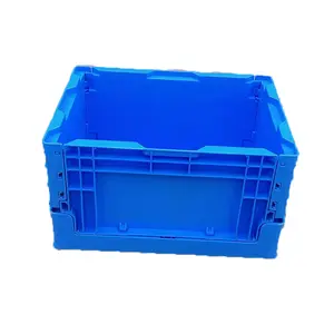 공장 가격 435*325*210mm 접이식 물류 상자 접이식 플라스틱 상자 회전율 상자