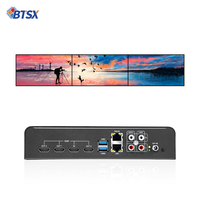 Contrôleur de mur vidéo Bitvisus BIT-VJ-103 1x3 24W RS232 pour écran créatif, rotation à 360°, 1 entrée/3 sorties, 64 Go interne
