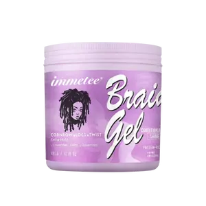 OEM/ODM Trenza Gel Extra Hold Private Label Hair Shine And Jam Loc Gel Vendedor Edge Control Styling Trenzado Gel