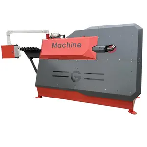 Dobrador automático de vergalhões CNC de 12 mm, máquina dobradeira de fio, estribo de 4 mm-12 mm
