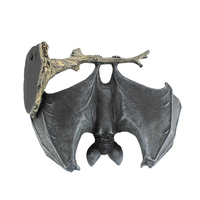 Décorations de chauve-souris vampire d'Halloween, ornement de jardin, statue de chauve-souris en résine à l'envers