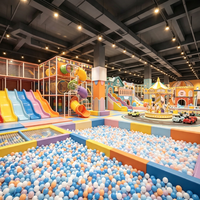 Équipement de terrain de jeux intérieur pour trampoline commercial, composants en plastique, taille personnalisable, certifié ISO9001 pour usage commercial