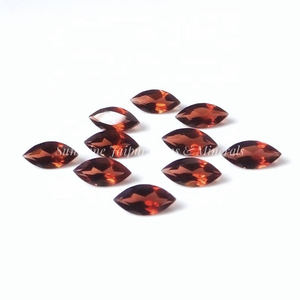 5X10mm Marquise Coupe Naturel Mozambique Rouge Grenat En Gros Prix Usine Haute Qualité À Facettes En Vrac Gemme Par Carat - Product Image 3