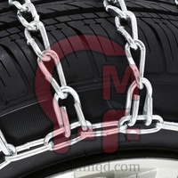 HLM, venta al por mayor, cadenas de nieve reforzadas de alta resistencia para automóviles, SUV, furgonetas, camionetas, cadenas de nieve, acabado de zinc para protección de neumáticos