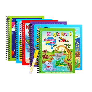 ของเล่นการวาดน้ำแบบมอนเตสซอรี่ใช้ซ้ำได้การระบายสีหนังสือน้ำมายากลของเล่นการวาดภาพประสาทสัมผัสของเล่นเพื่อการศึกษาปฐมวัย - Product Image 1