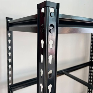 Modern American Style Iron Standing Type Single Tier Gourd Hole Rivet Rack Kitchen <b>Drop</b> Warehouse Storage Rack - Product Image 3