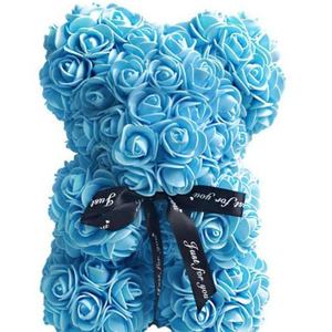 ตุ๊กตาหมีกุหลาบ PVC ของขวัญวาเลนไทน์ขายส่ง พร้อมกล่องของขวัญ - Product Image 5