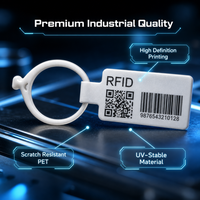 Tag RFID UHF Mini untuk Perhiasan, Dapat Dicetak, untuk Keamanan Inventaris Aset, Sistem Pelacakan Anti Maling untuk Display Ritel Butik
