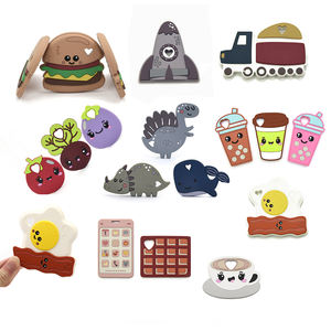 Mordedor de silicona sin Bpa para niños, juguete para morder de dibujos animados - Product Image 4