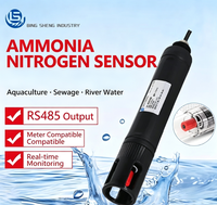 Détecteur d'azote ammoniacal pour la qualité de l'eau, sonde à électrode NH4 RS485 pour la surveillance des eaux usées industrielles et de l'aquaculture