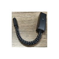 DAC AMP Portátil Ultra Compacto de Alta Fidelidad, Dongle de 32 bits/384 kHz DSD256 sin Pérdidas, Conector para Auriculares de 3.5 mm para iPhone, Android y PC - Negro