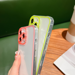 เคสโทรศัพท์แบบใสมีกลิตเตอร์เรืองแสงสำหรับ iPhone 16 15 14 13 12 PRO MAX 2024ใหม่เคสโทรศัพท์นีออนเรืองแสง desgin - Product Image 5