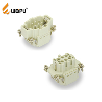 WEIPU Heavy-Duty 16A 500V Power Harness Plug 10pin 16pin Male Copper Contact Material Alloy Connector
