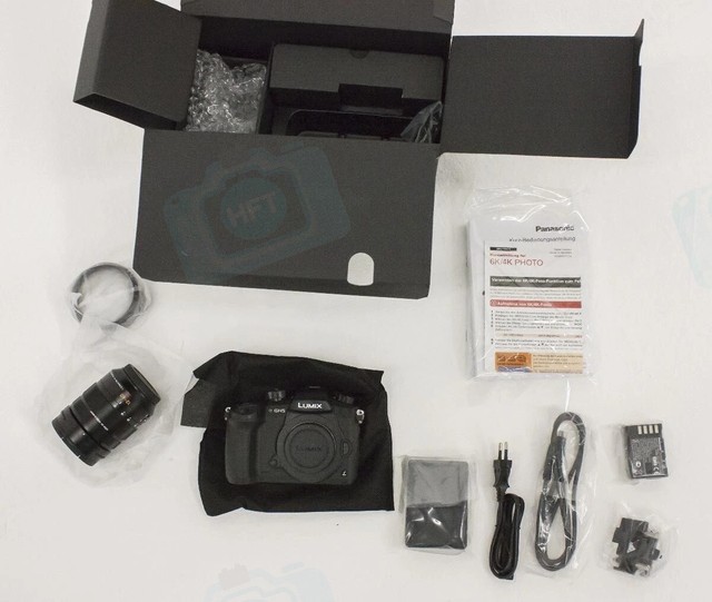 HFT Professional Lumix GH5 12-60mm F2.8-4 LEICA DG Vario-Elmarit Camcorder Lens 4K UHD Video Full HD Rechargeable Battery Dual