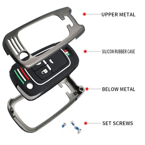 Funda de aleación de Zinc para llave de coche, cubierta de lujo para Chevrolet Cruze Aveo Trax <span class=keywords><strong>Opel</strong></span> Astra Corsa <span class=keywords><strong>Meriva</strong></span> Zafira - Product Image 6
