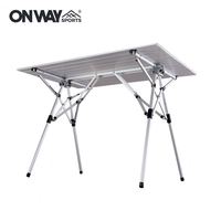 Offre Spéciale japonais extérieur léger en aluminium pliant enroulable Table de Camp de panneau supérieur pour pique-nique