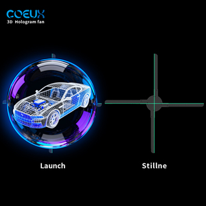 Quạt hình ảnh ba chiều 80cm di động, dễ di chuyển & tháo lắp, màn hình LED holographic cho quảng cáo trong nhà và ngoài trời - Product Image 1