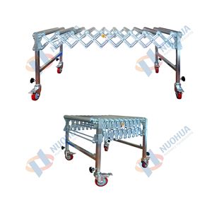 Sıcak satış genişletilebilir manuel konveyör esnek yerçekimiyle taşımalı makaralı konveyör tasarım - Product Image 3