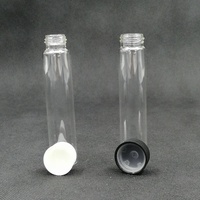 Tube en verre conique à visser de 116 mm, hermétique et résistant aux enfants, pour emballage de cigares, avec tubes en verre résistants aux enfants