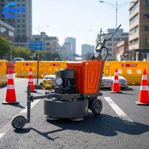 Meuleuse à béton de 850 mm de largeur avec moteur et boîte de vitesses, puissance moteur de 18,5 kW pour les travaux de construction sur grande surface - Product Image 1