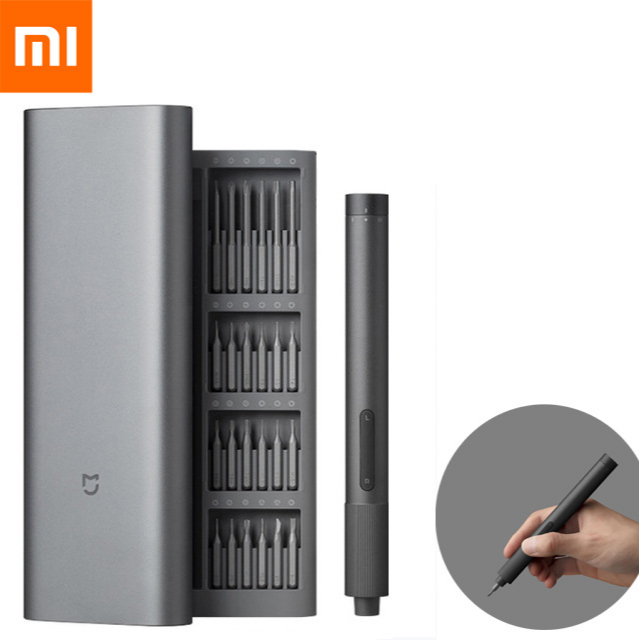 Набор отверток Xiaomi Youpin Mijia, комплект оригинальных высокоточных отверток серого цвета, 24 В 1