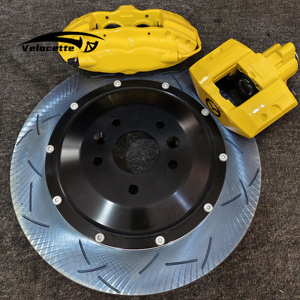 Kit de freno de pinza 6 pistón V6 delantero 4 <span class=keywords><strong>Pot</strong></span> trasero EPB amarillo pinza actualización sistema de freno de coche para 2015 Mazda 6 3 - Product Image 4