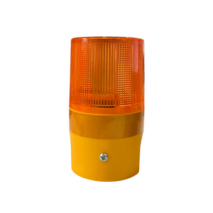 Luz de Advertencia Intermitente LED Solar Amarilla, Material de PC, para Seguridad en la Construcción de Carreteras, Instalación Portátil, Libre de Mantenimiento - Product Image 5